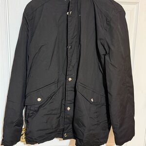 River Island Black Military Jacket